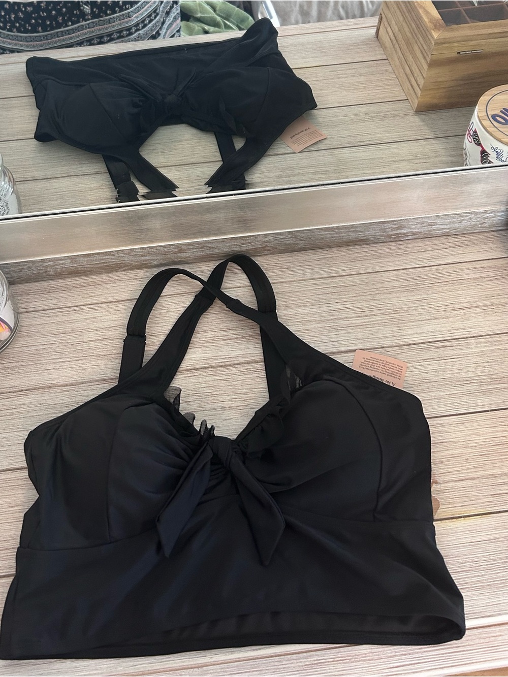 BloomChic Black swim top